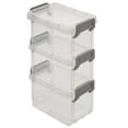 thumbnail image 1 of Simplify 4-Pack 12oz Stackable Storage Box Set with Lid, 1 of 4