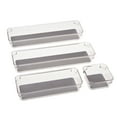 thumbnail interactive-video image 1 of Simplify 4 Pack Multipurpose Clear Drawer Organizers, 1 of 14