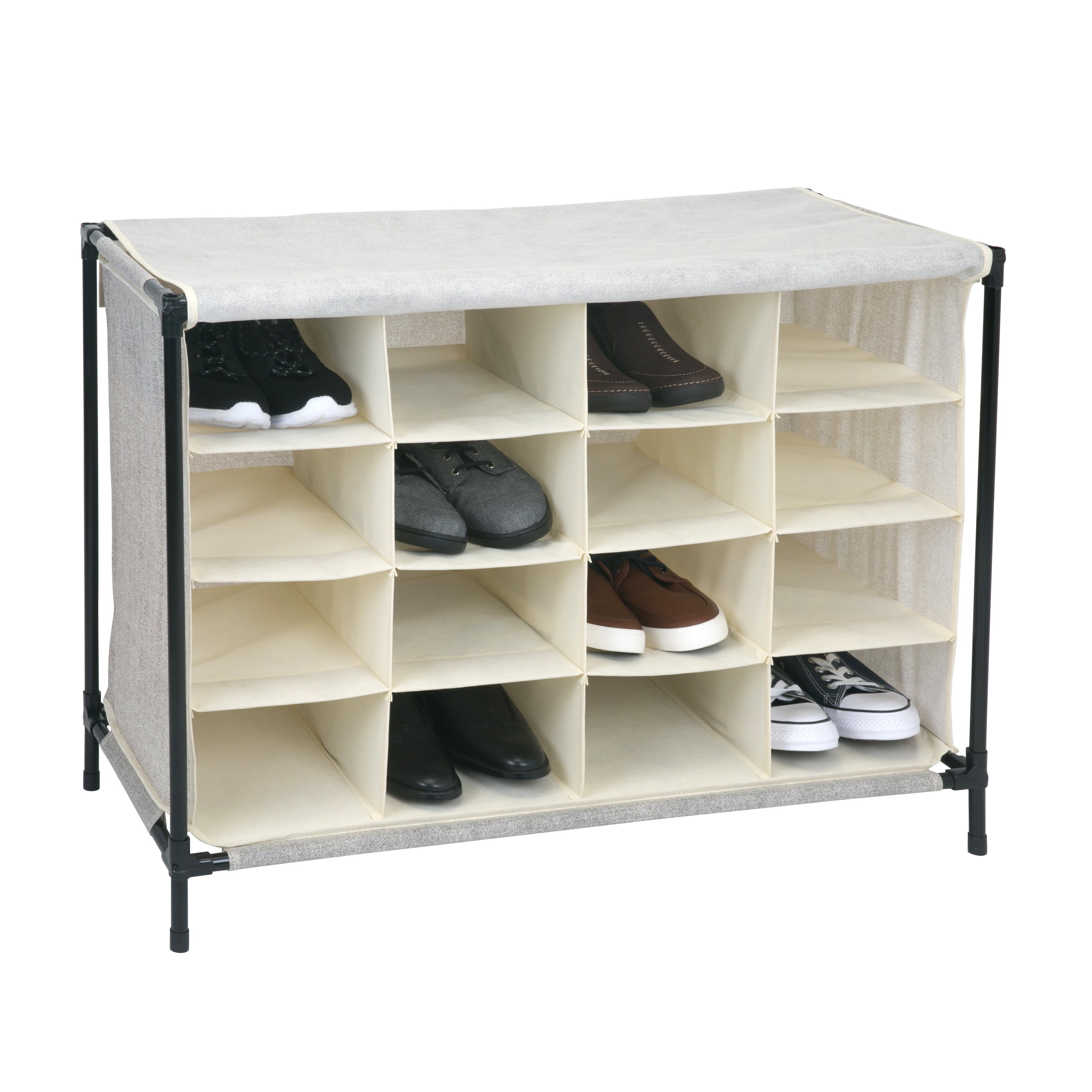 https://i5.walmartimages.com/seo/Simplify-4-Tier-Fabric-16-Pairs-Shoe-Cubby-Organizer-16-Compartment-with-Cover-in-Ivory_53a6899e-8811-4964-8e09-a1d17af9a0c9_2.b550b07a5fd0a501802c48f0a179dc6d.jpeg