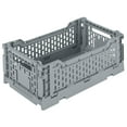 thumbnail image 1 of Simplify 4LT Plastic Collapsible Storage Crate in Grey, 1 of 9