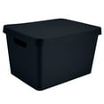 thumbnail image 1 of Simplify 5.61 gal Plastic Storage Boxes, Charcoal, 1 of 5