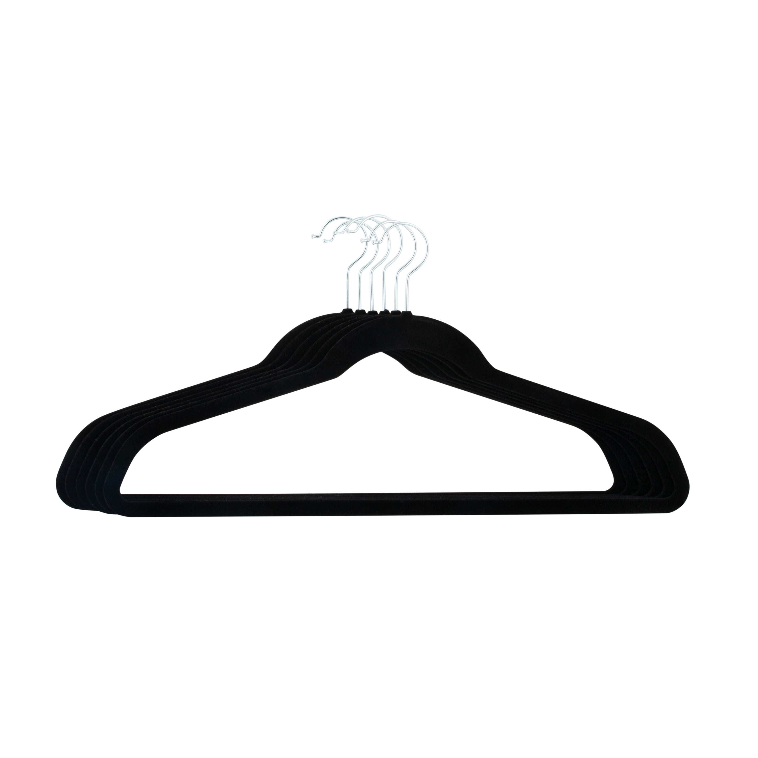 Plastic Clothes Hanger, Extra Thick Plastic Wide Shoulder Adult 360 Degrees  Rotate Slip Resistant Standard Clothing Hanger Ideal for Everyday Use