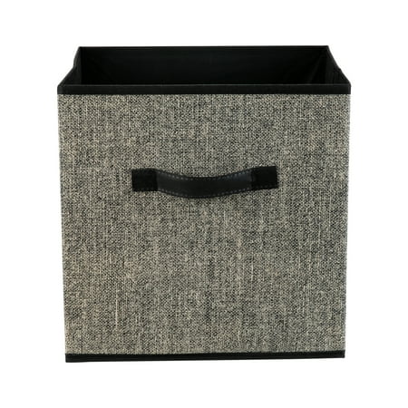 Simplify 7.48 Gallon Fabric Storage Cubes, Black