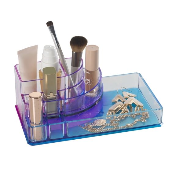 Simplify 8 Section Cosmetic and Jewelry Holder Makeup Organizer in Ombre