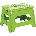 thumbnail image 1 of Simplify 9" Stripe Top Folding Step Stool, 1 of 2