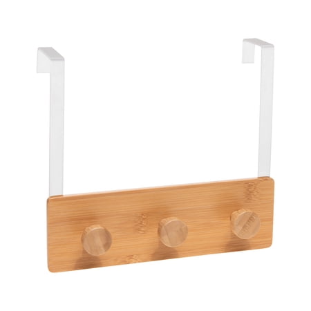 Simplify Bamboo Over the Door 3 Hook in White