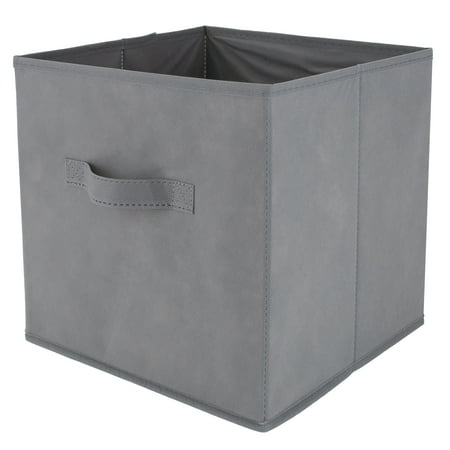 Simplify Collapsible Fabric Storage Cube in Grey