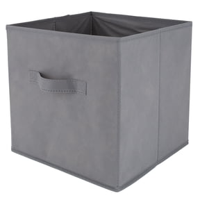 Simplify Collapsible Fabric Storage Cube in Grey