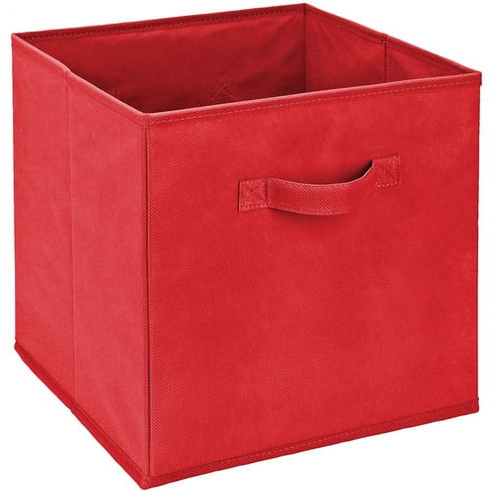 Simplify Collapsible Fabric Storage Cube in Red