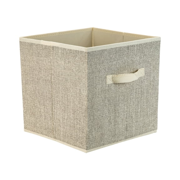 Simplify Collapsible Storage Cube in Faux Jute