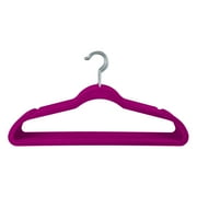 Simplify Durable Plastic and Fabric Clothes Hanger, 10 Count