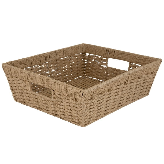 Simplify Dutch Weave Large Shelf Storage Basket