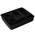 thumbnail image 1 of Simplify For Green Living 5 Pack Organizing Basket Set in Matte Black, 1 of 7