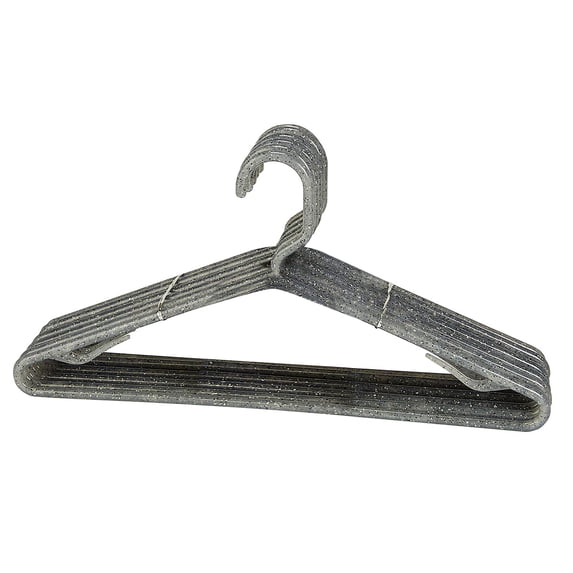 Simplify Granite Look Design Plastic Clothes Hangers, 10 Count