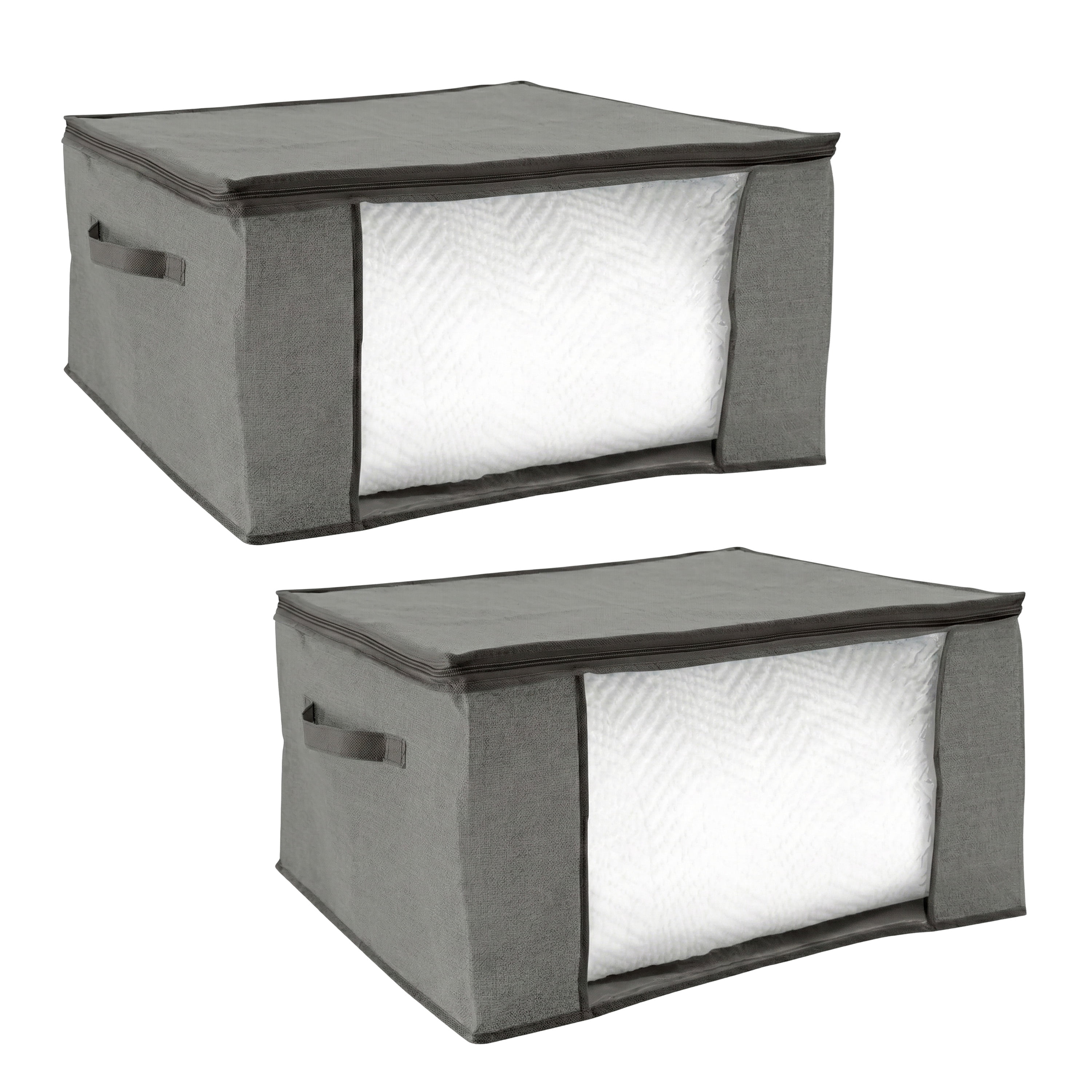 Simplify 2 Pack Jumbo Storage Bags in Gray