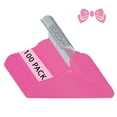 thumbnail image 1 of Simplify Kids 100 Pack Velvet Hangers in Pink, 1 of 6