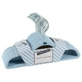 thumbnail image 1 of Simplify Kids 25 Pack Velvet Hangers in Light Blue, 1 of 7