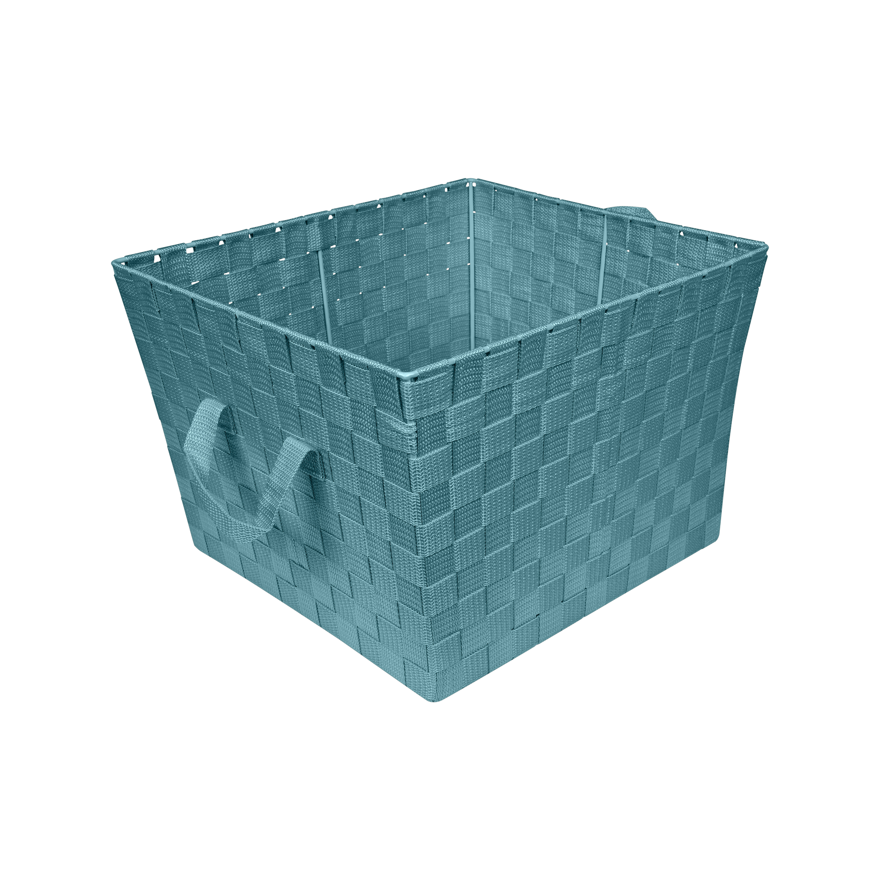 Simplify Large Woven Fabric Storage Basket in Sapphire - image 1 of 8