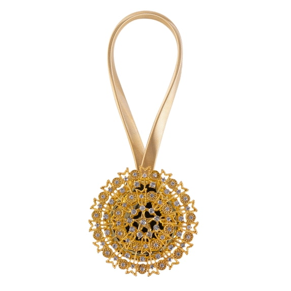 Simplify Magnetized Curtain Tie Back Gold
