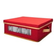 thumbnail image 1 of Simplify Non-Woven Polyester 12 Count China Mug & Cup Storage Box in Red, 1 of 7