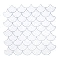 thumbnail image 1 of Simplify Peel & Stick Wall Tile 4 Pack in Scallop White Epoxi, 1 of 5