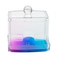 thumbnail image 1 of Simplify Q-Tip Box , Countertop Makeup Organizer, Ombre, 1 of 5