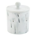 thumbnail image 1 of Simplify Q-Tip and Cotton Holder, Plastic, Marble Design, 1 of 6