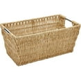 thumbnail image 1 of Simplify Rattan Tote Storage Basket, 1 of 4