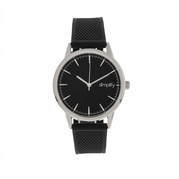 Simplify SIM5202 The 5200 Strap Unisex Watch - Silver & Black