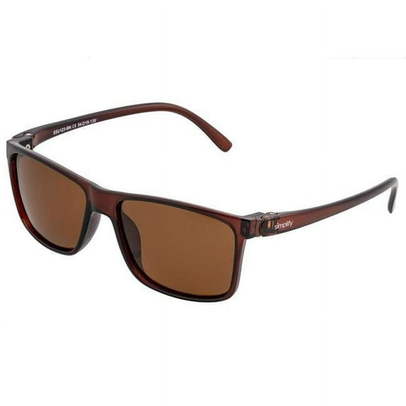 Simplify SSU123-BN Ellis Polarized Sunglasses, Brown