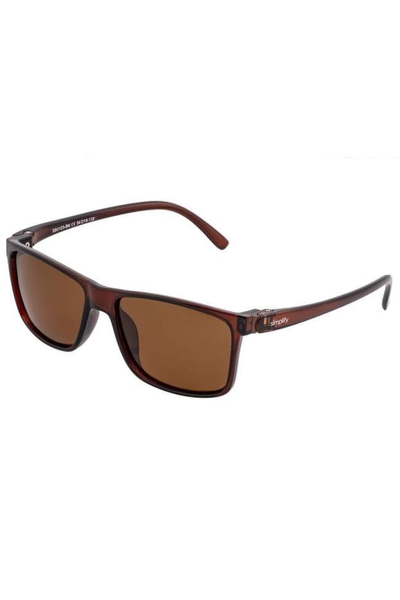 SSU123-BN Ellis Polarized Sunglasses, Brown
