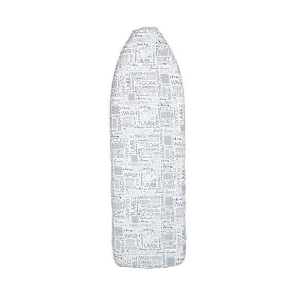 Simplify Scorch Resistant Ironing Board Cover & Pad in White
