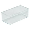 thumbnail image 1 of Simplify Small Narrow Drawer Organizer, Clear, 1 of 6