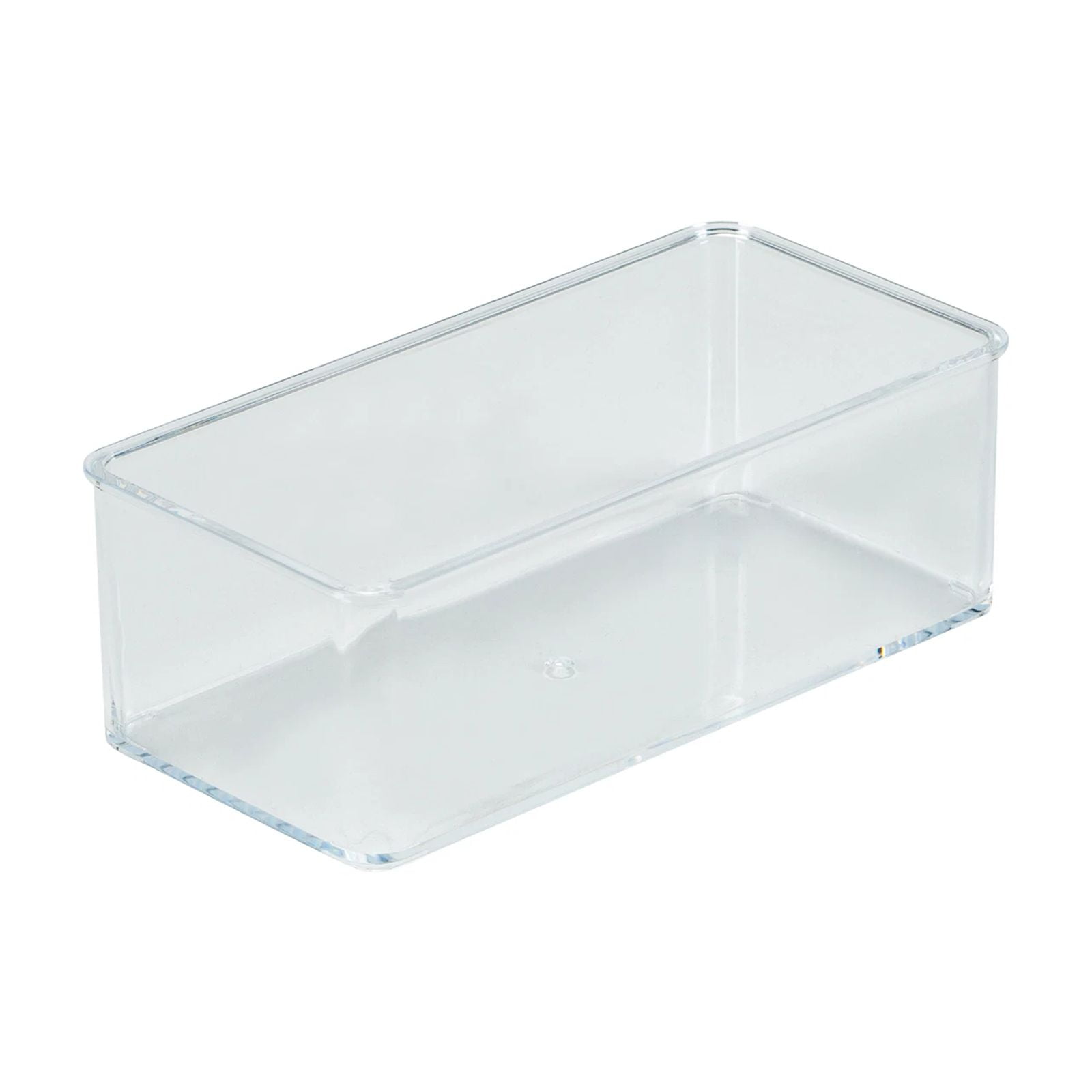 Simplify Small Narrow Drawer Organizer In Clear Dimensions: 6" X 3" X 2"