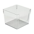thumbnail image 1 of Simplify Square 7" x 7" Open Front Cabinet Organizer, Clear, 1 of 8
