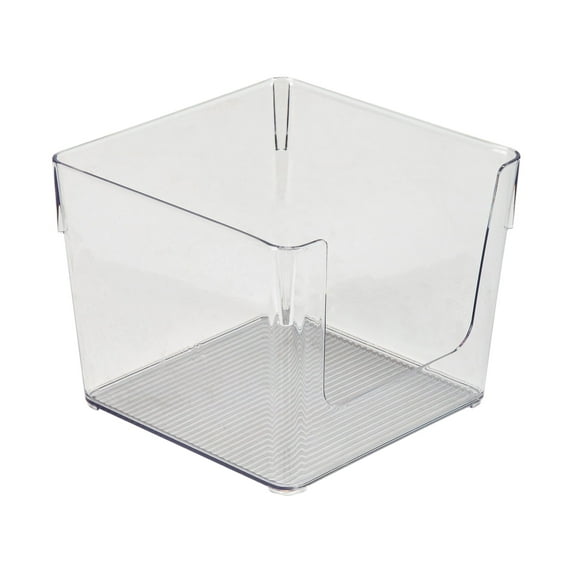 Simplify Square 7" x 7" Open Front Cabinet Organizer, Clear