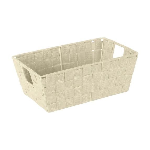 Simplify Standard Polyester Basket, Off-White