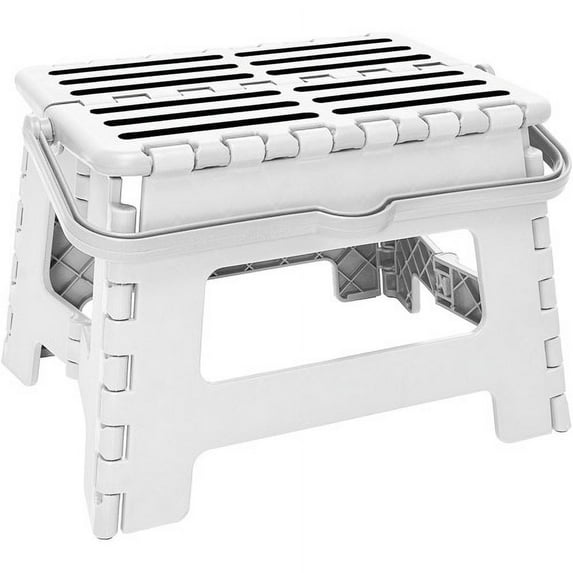 Simplify Striped Folding Step Stool with Handle