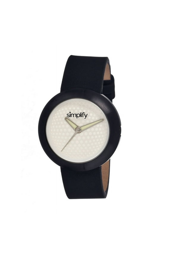The 1200 Leather-Band Unisex Watch - Black/White