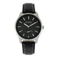 thumbnail image 1 of Simplify The 6600 Series Leather-Band Watch - Black, 1 of 3