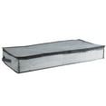 thumbnail image 1 of Simplify Under the Bed Fabric Storage Bag Organizer in Grey, 1 of 5