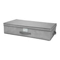 thumbnail image 1 of Simplify Under the Bed Storage Box Closet Organizer in Heather Grey, 1 of 8