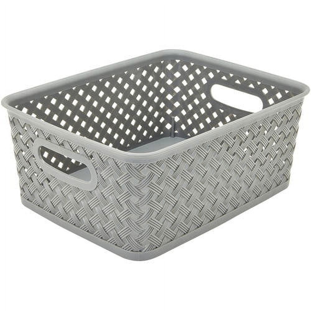 Simplify Wicker,Resin Storage Basket - image 1 of 3