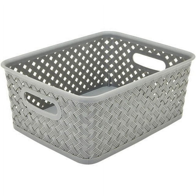 Simplify Wicker,Resin Storage Basket