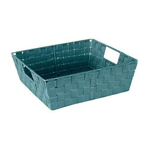 Simplify Woven Storage Shelf Bin in Sapphire