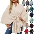 thumbnail image 1 of Simplifyleast Shawl Wraps for Women,Elegant Shawl Wraps Soft Open Front Poncho Sweater,Women's Solid Color Shawls, 1 of 9