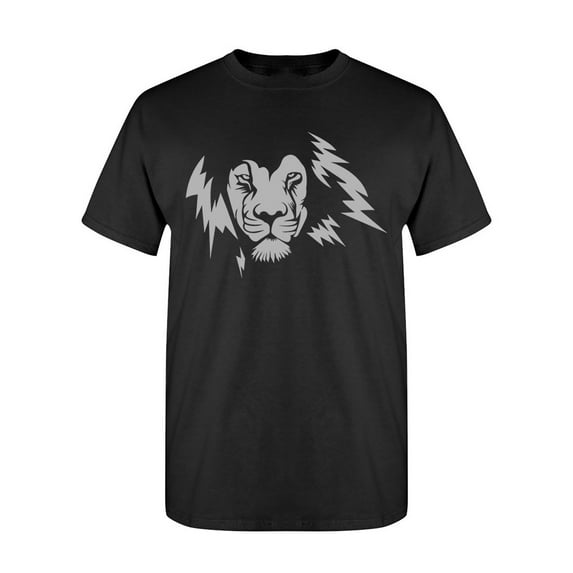 Simplistic Lion Head T-Shirt Men -Image by Shutterstock, Male Large