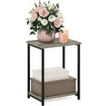 thumbnail image 1 of Simplistic Set of 2 End Table, Espresso/Black, 1 of 14