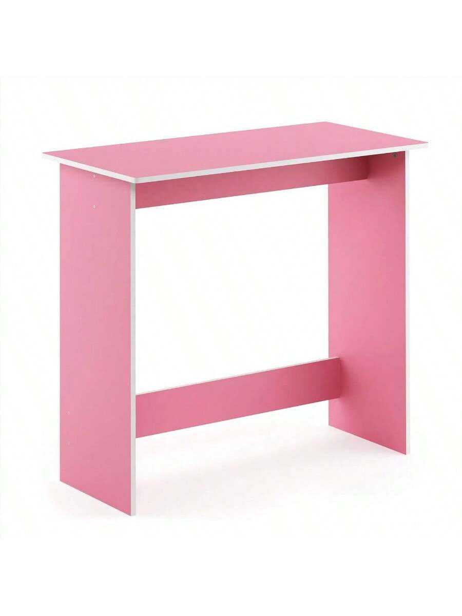 Simplistic Study Table, Pink, 15.5 In X 31.5 In X 29.75 In (D X W X H ...