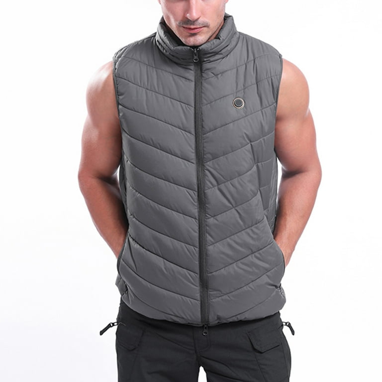 Simplmasygenix Clearance Men's Leather Coat Zipper Thin Sports Multi-bag  Quick-drying Loose Vest Mountaineering Tooling Outdoor Vest 